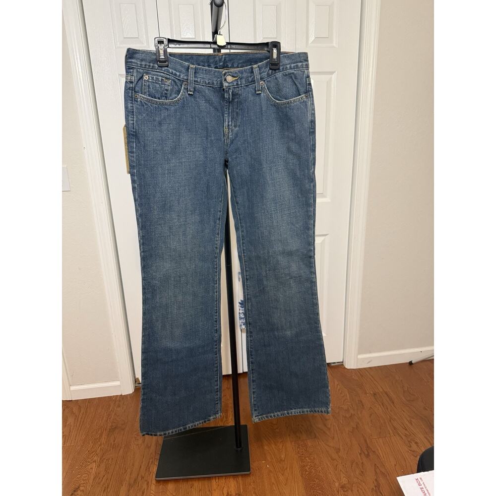 Stetson Medium Wash Blue Denim Bootcut Jeans Women 5-Pocket Regular Fit
